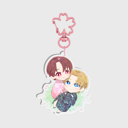 Sakura Holographic Keychain