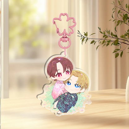 Sakura Holographic Keychain