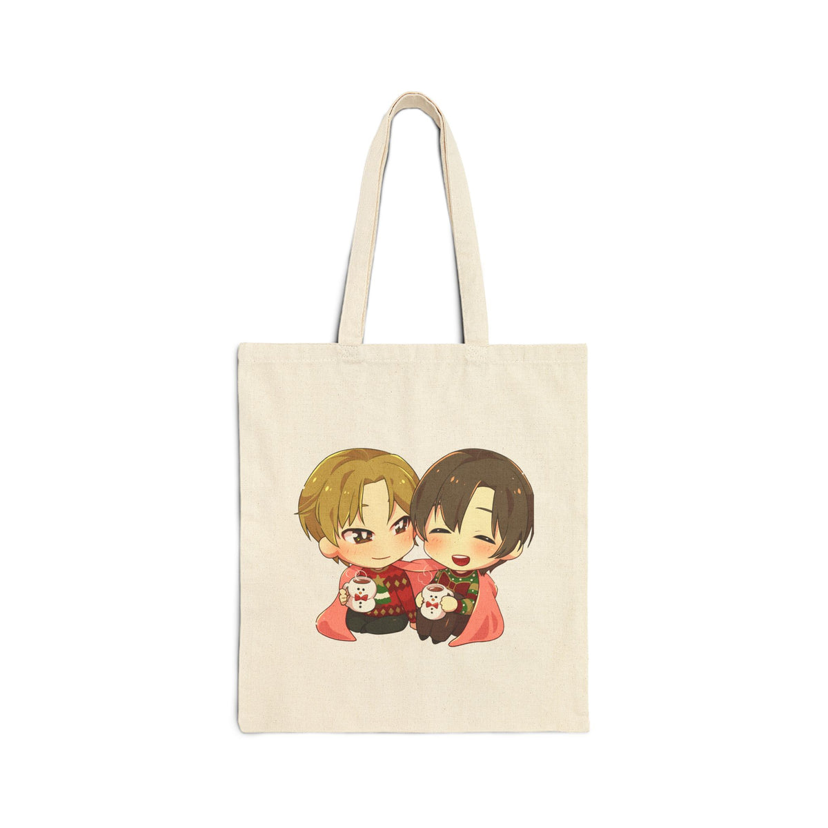 Cozy Cuddles Canvas Tote Bag