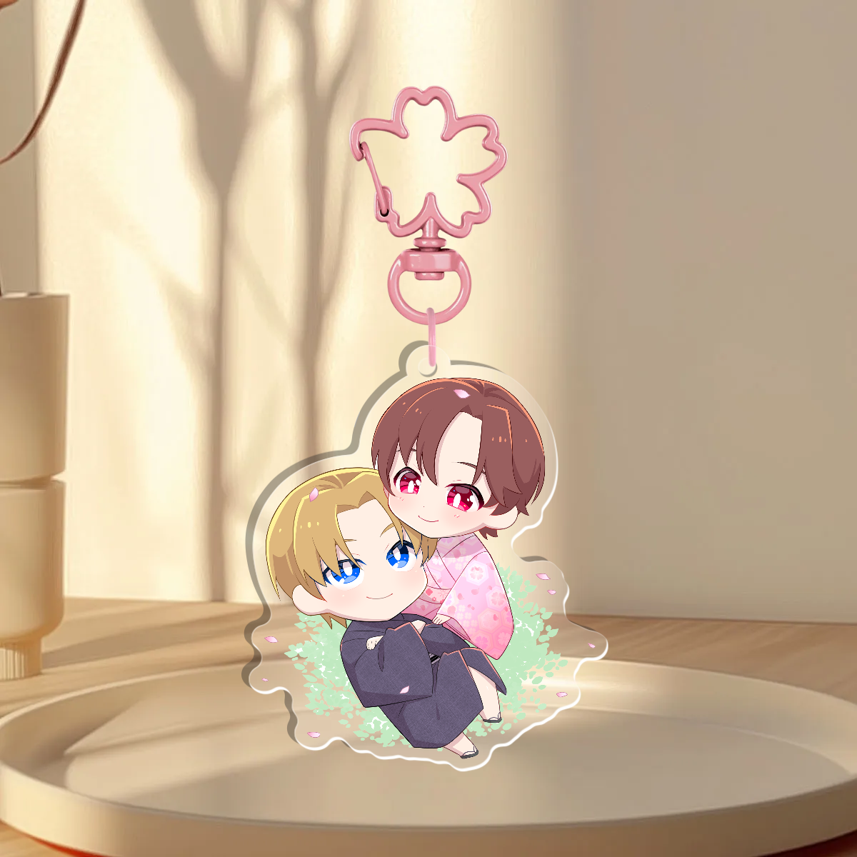 Sakura Holographic Keychain