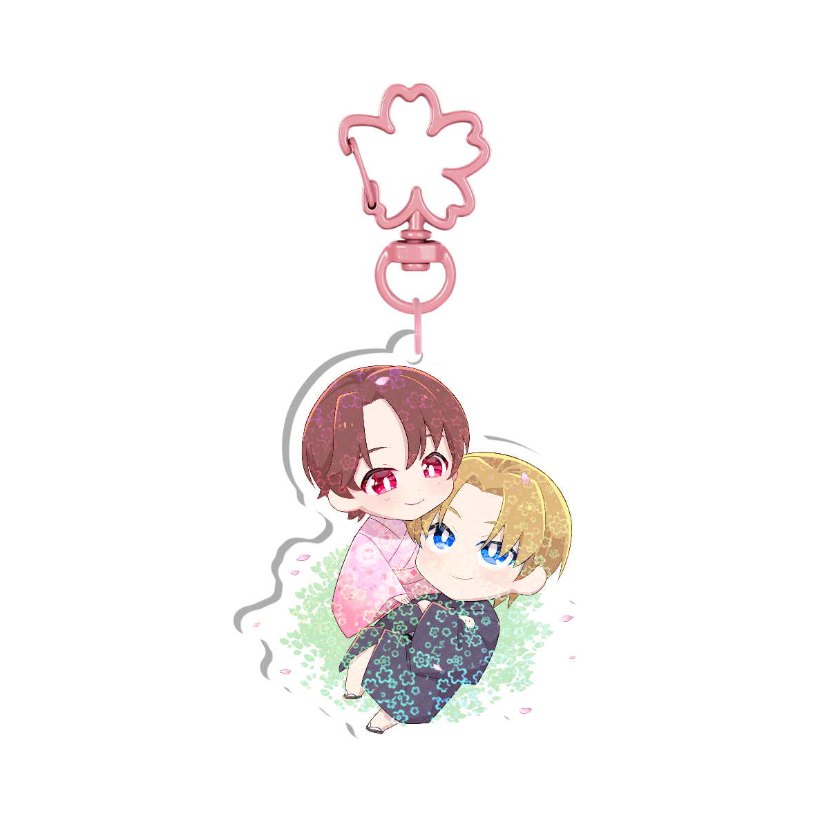 Sakura Holographic Keychain