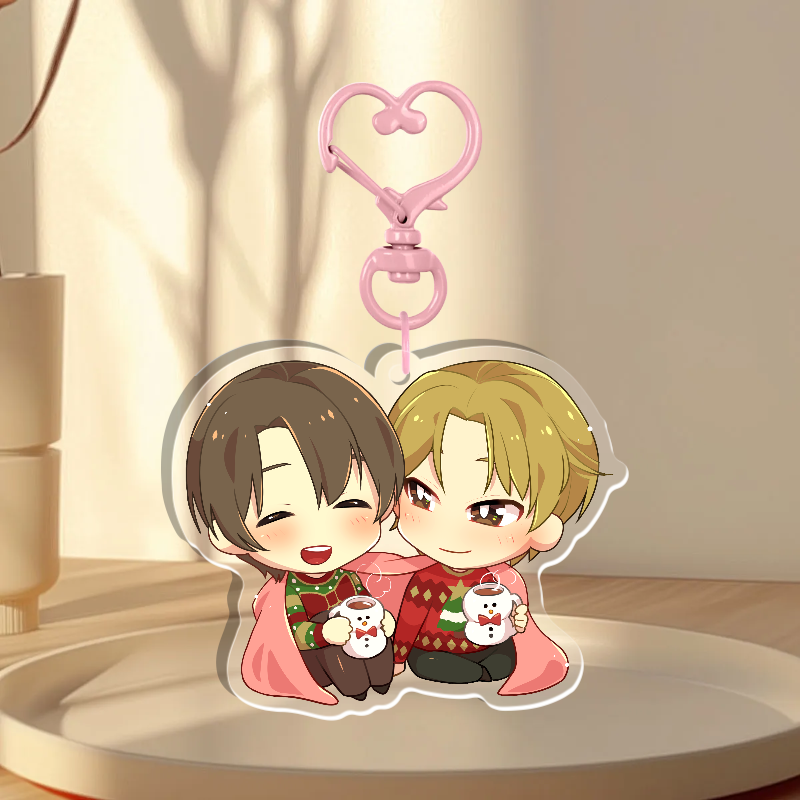 Cozy Cuddles Holographic Keychain A