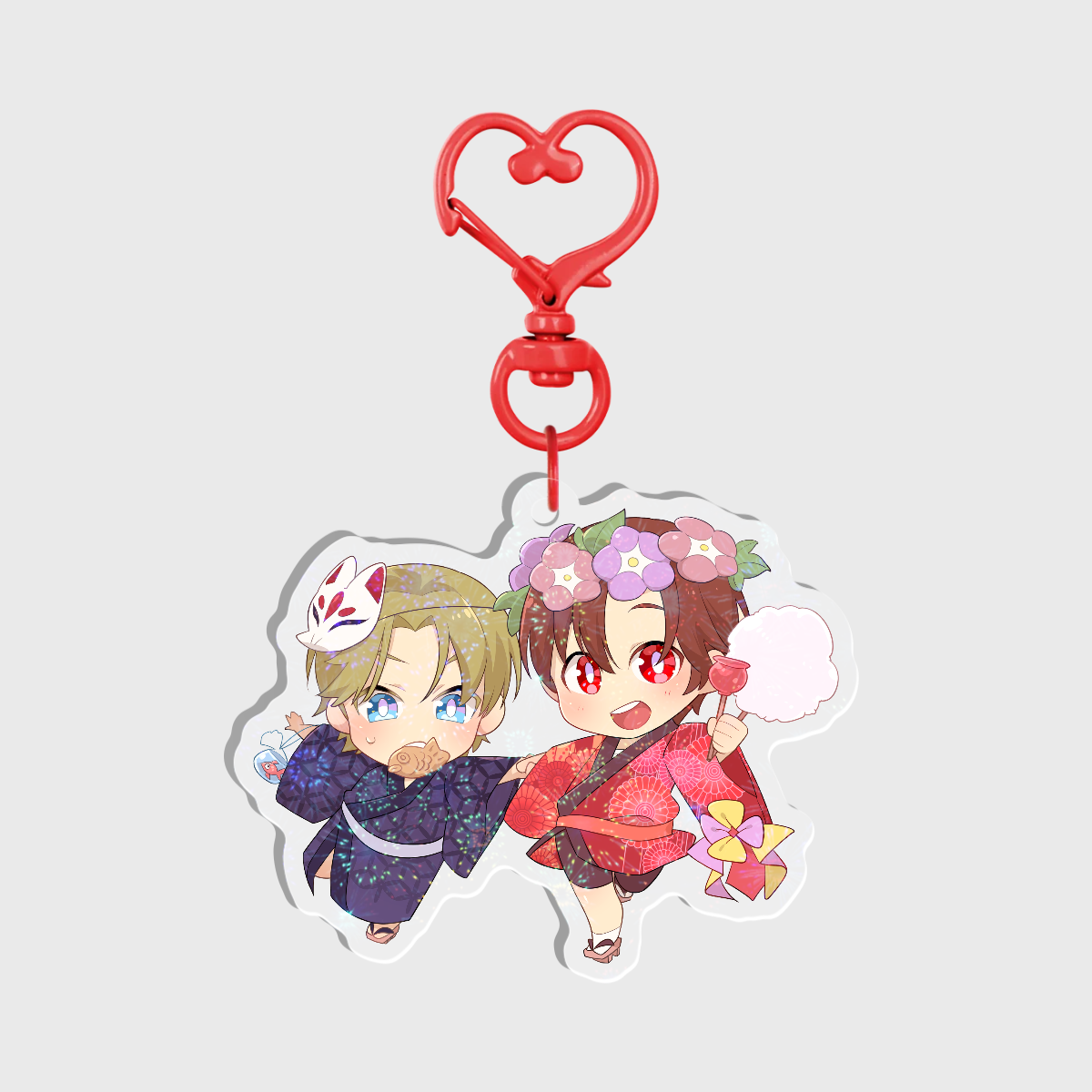 Festival Holographic Keychain