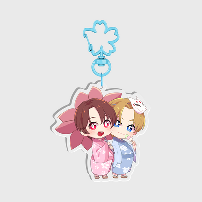 Sakura Holographic Keychain B