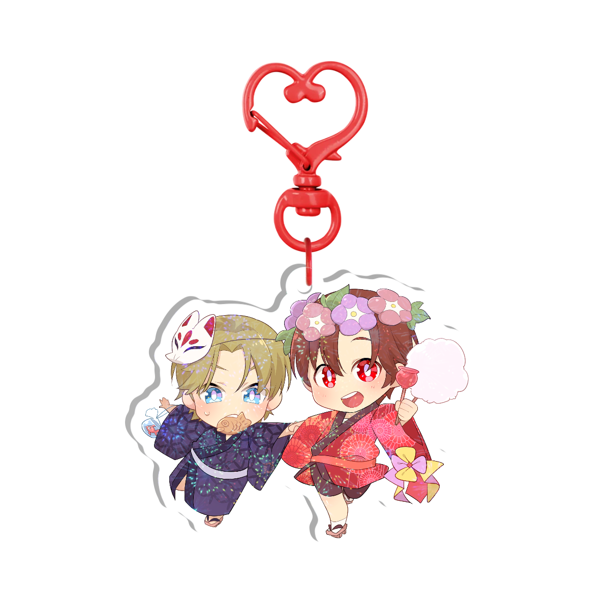 Festival Holographic Keychain