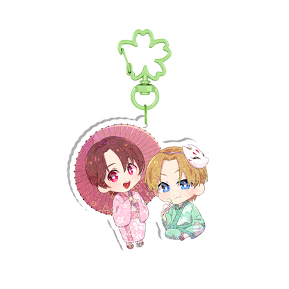 Sakura Holographic Keychain (A)