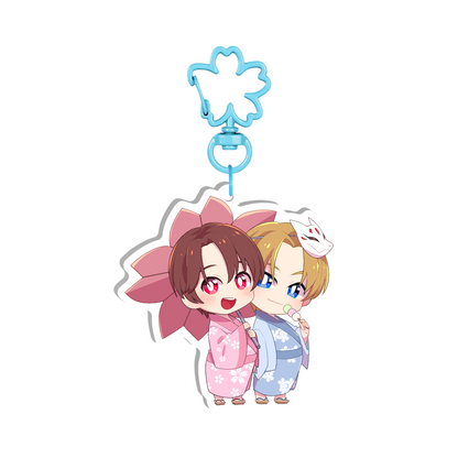 Sakura Holographic Keychain B